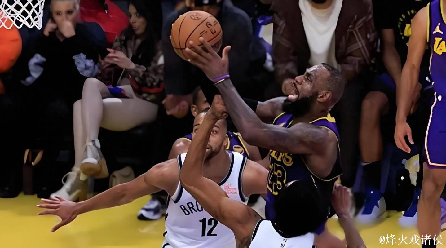 詹姆斯29+8里夫斯38分 湖人缺浓眉力克篮网